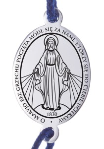 Bransoletka Cudowny Medalik srebrna