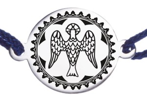 Bransoletka z Duchem Świętym  na Bierzmowanie srebrna