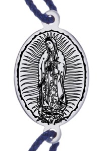 Bransoletka Matka Boska z Guadalupe srebrna