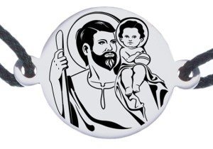 Bransoletka św. Krzysztof srebrna